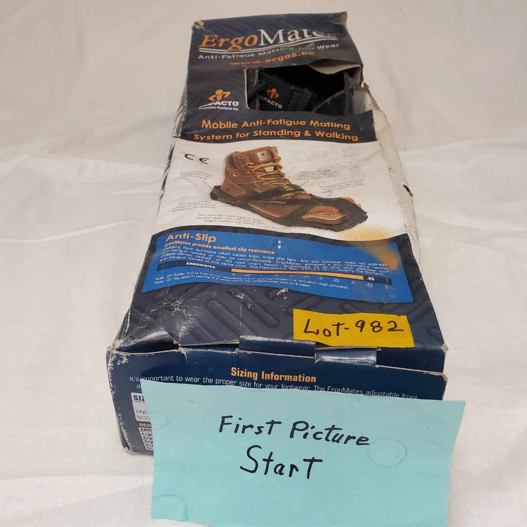 Impacto ErgoMates Adjustable Anti Fatigue Overshoes Mobile Matting LOT-982