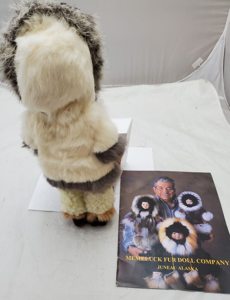 Vintage Beautiful Memeluck Fur Doll Company Made in Juneau Alaska