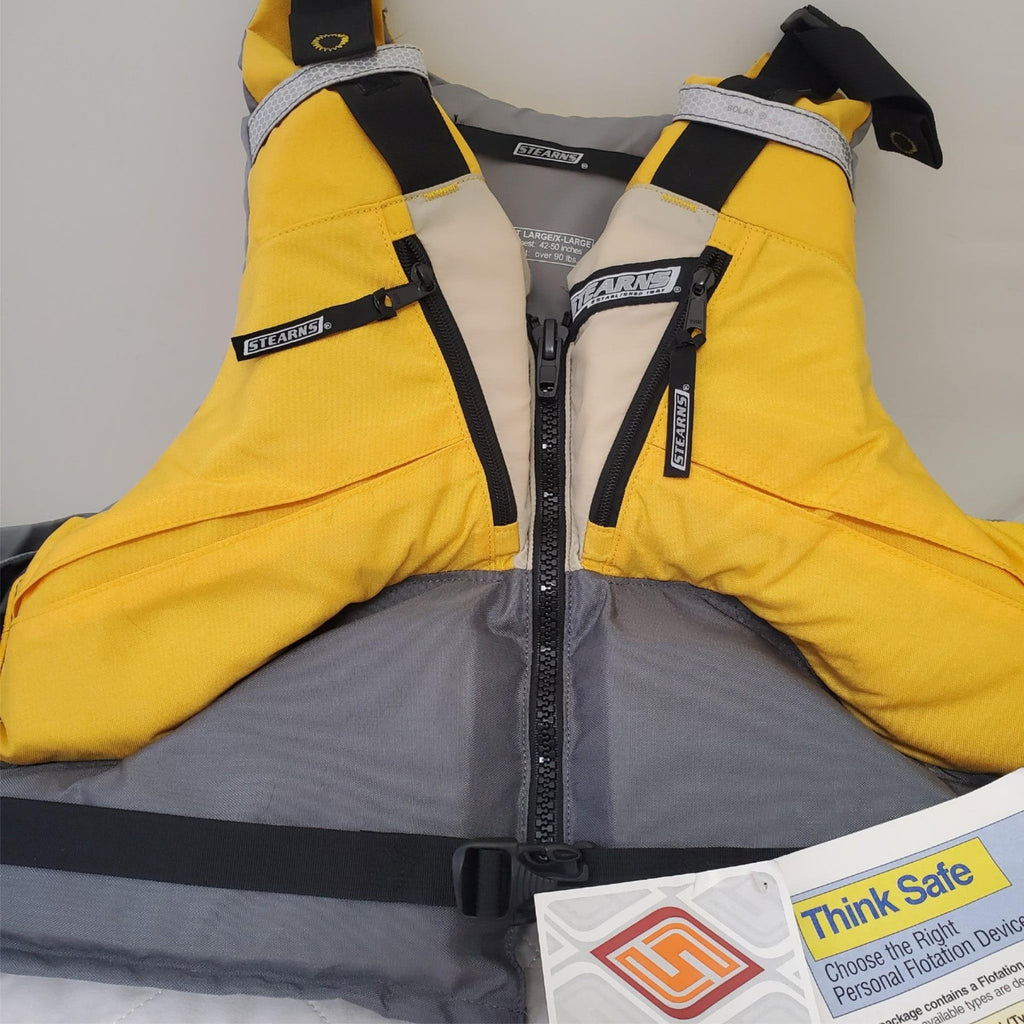 Stearns Watersports Life Jacket Catalog 6601 Type 3 PFD Adult Large 42-50 Inches
