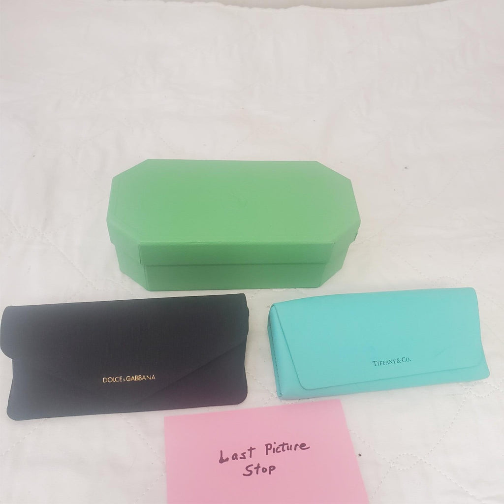 Lot of 3  Dolce Gabbana & Swaroski Eye wear Glass protective Cases