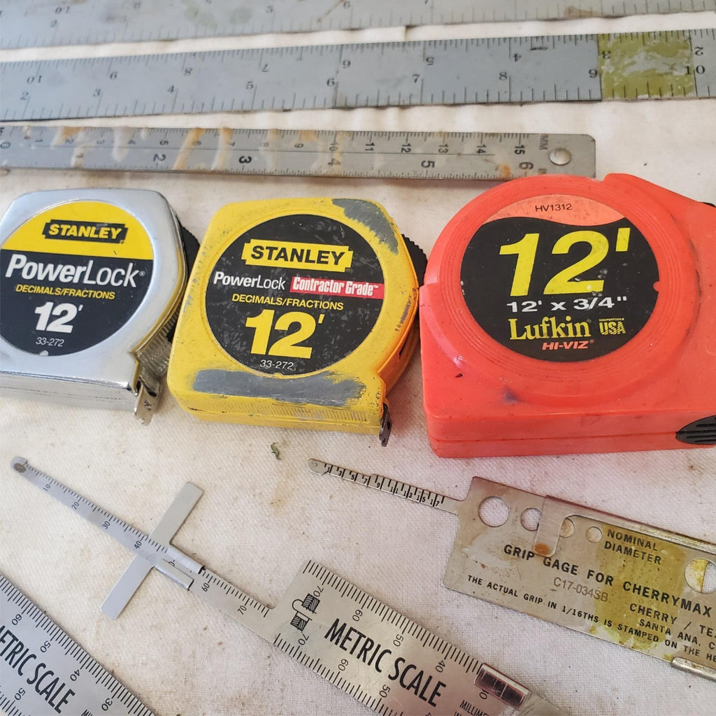 Lot of Assorted Various Measuring Tools & other Tools LOT 228