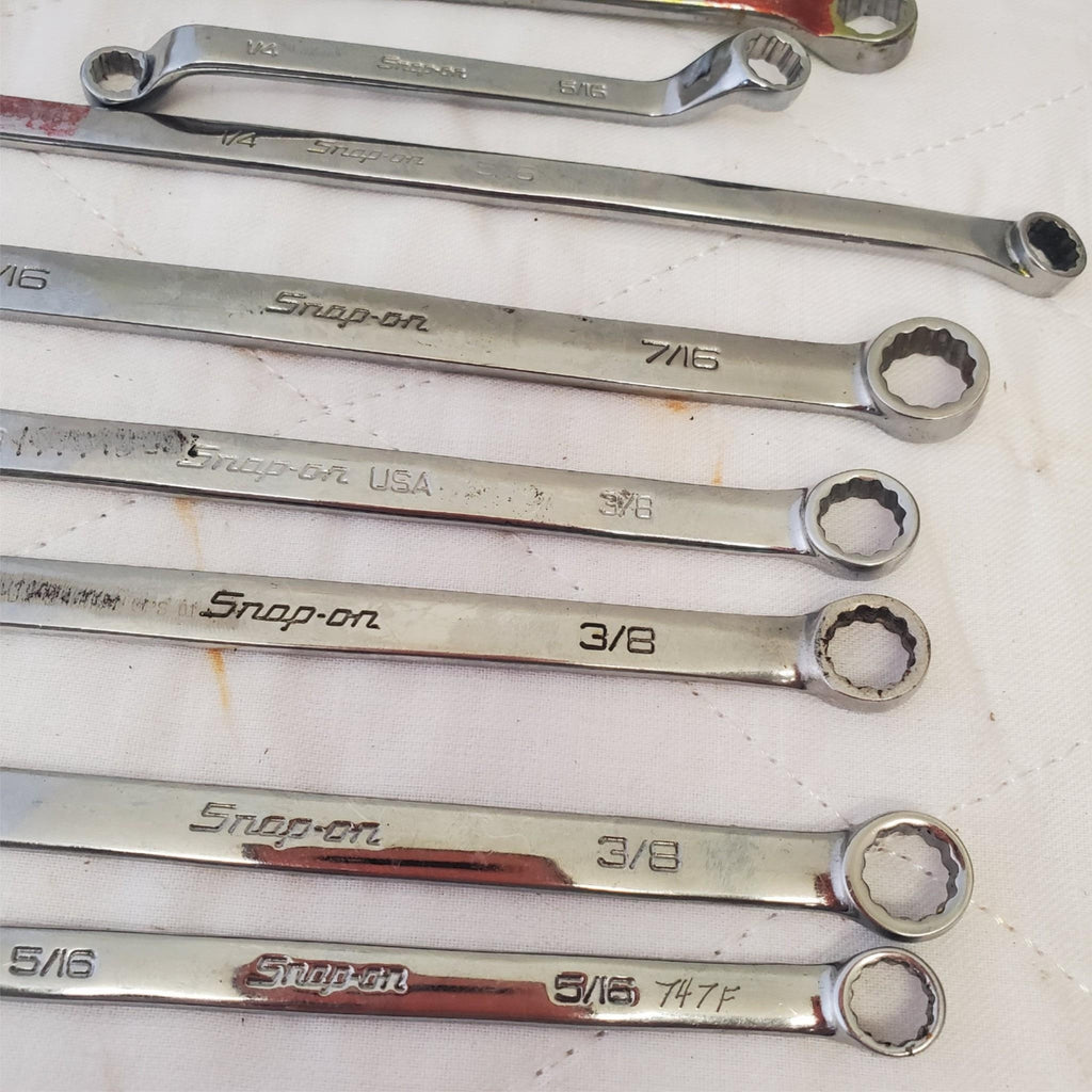 Lot of 10 Snap-On Combination Wrench & Double Box Offset Wrench LOT 493