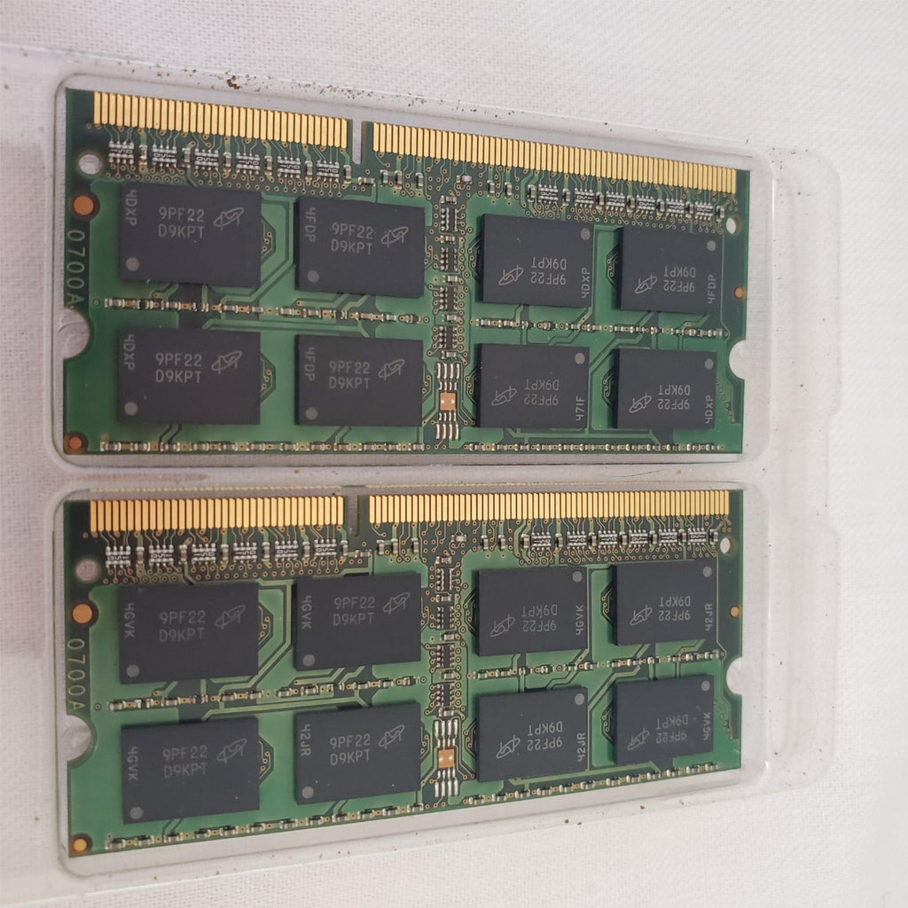 Lot of 2 MT16JSF25664HZ-1G1F1 Micron 2GB PC3-8500S-7-10-F1 Compatible Memory RAM