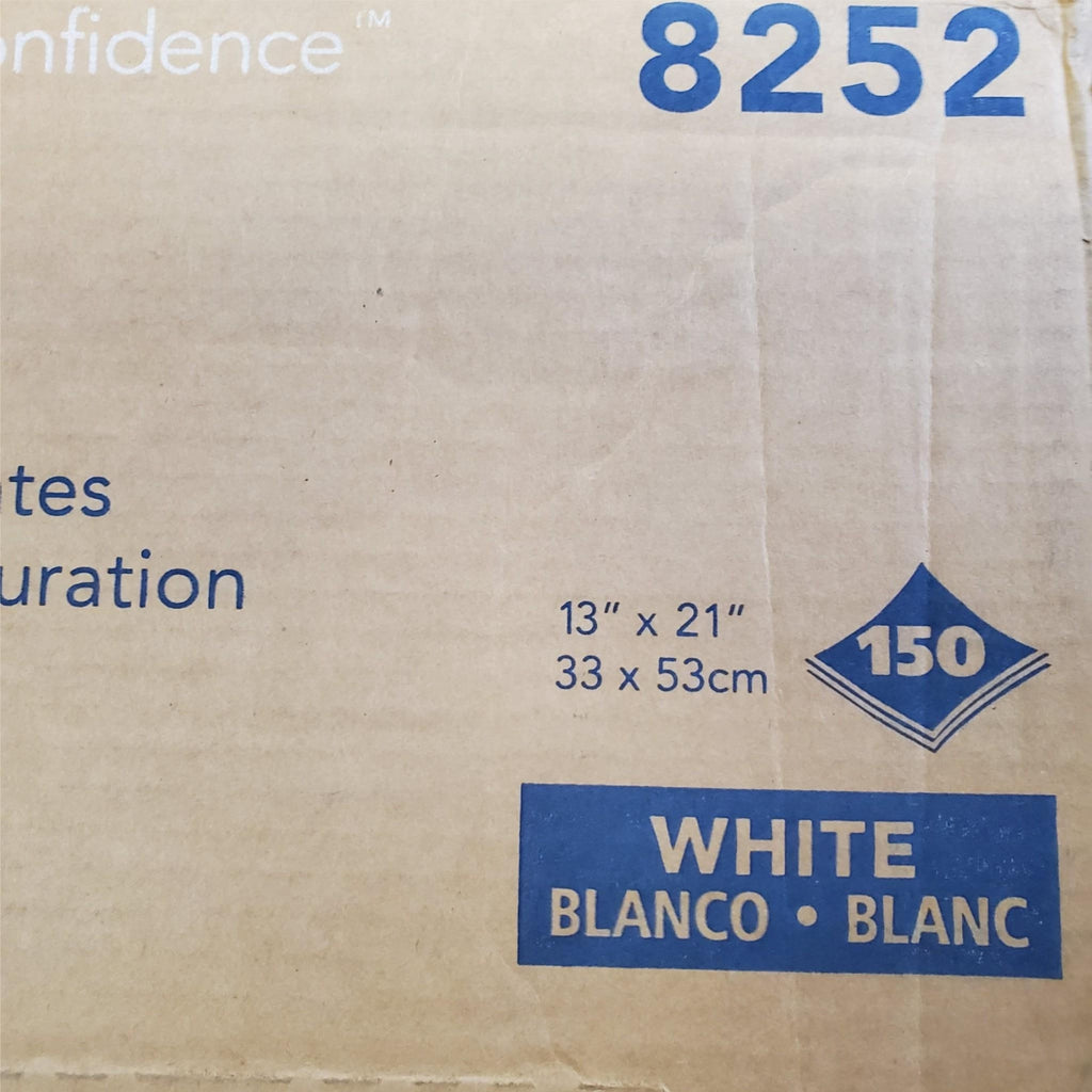 Chix 8252 Cotton Food Service Towels - WHT/RD (150/CT) New