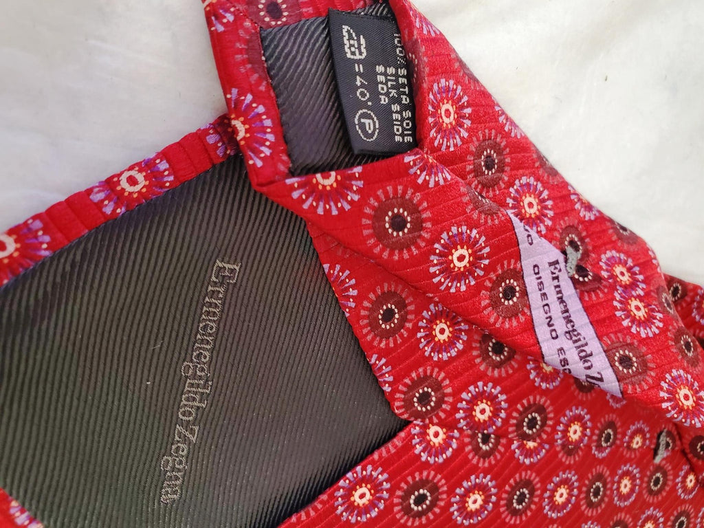 Vintage Ermenegildo Zegna 100% Silk Men's Tie