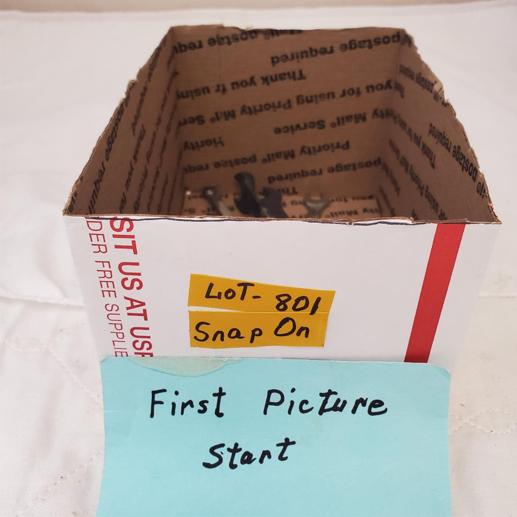 Lot of 6 Snap-On 12-Point Combination Box End Wrenches LOT-801