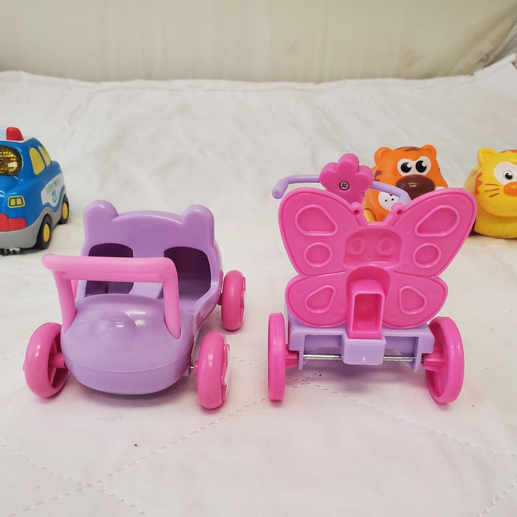 Lot of Assorted Vtech Go Go Smart Car Police Car & Other Toy Cars