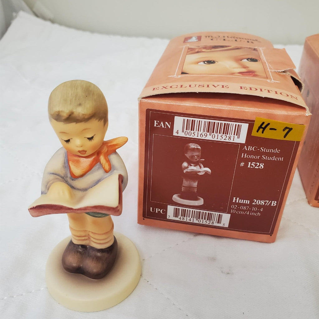 Set of 3 Hummel Figurines Honor Student , Puppet Princess & Pigtails H-7