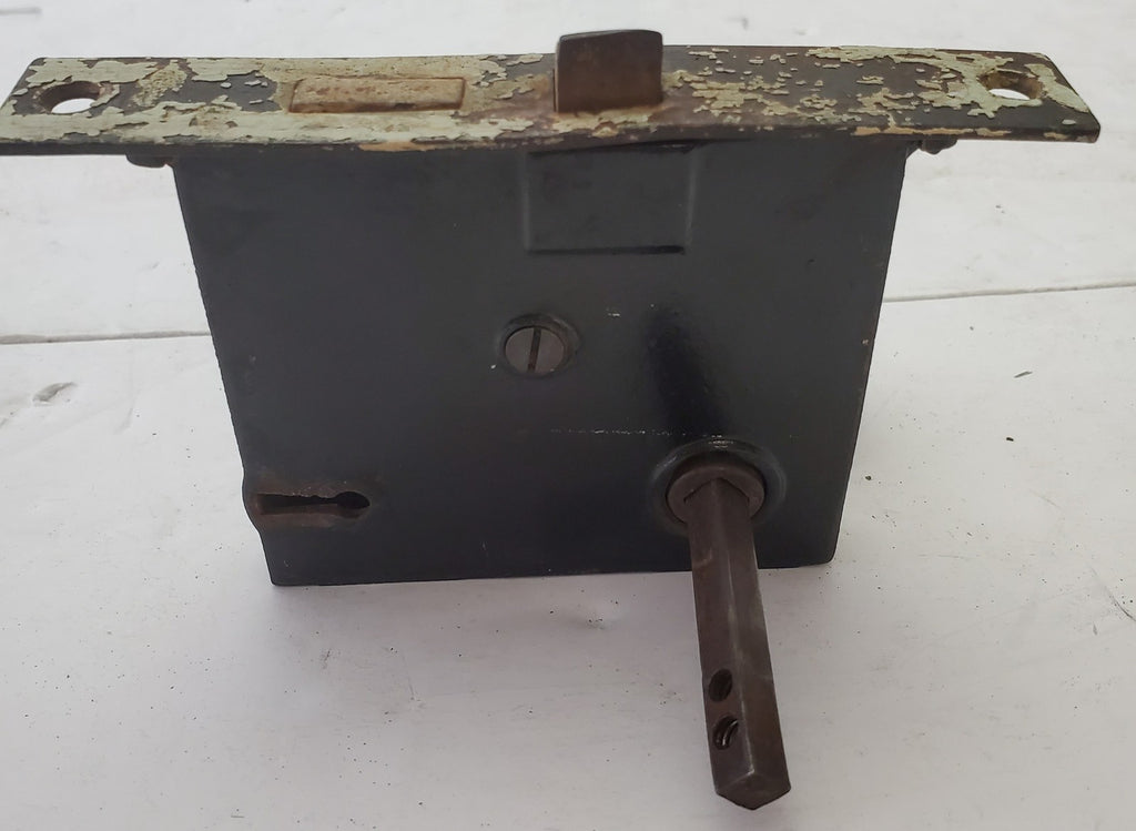 Vintage Original Antique Cast Iron Door Knob Lock