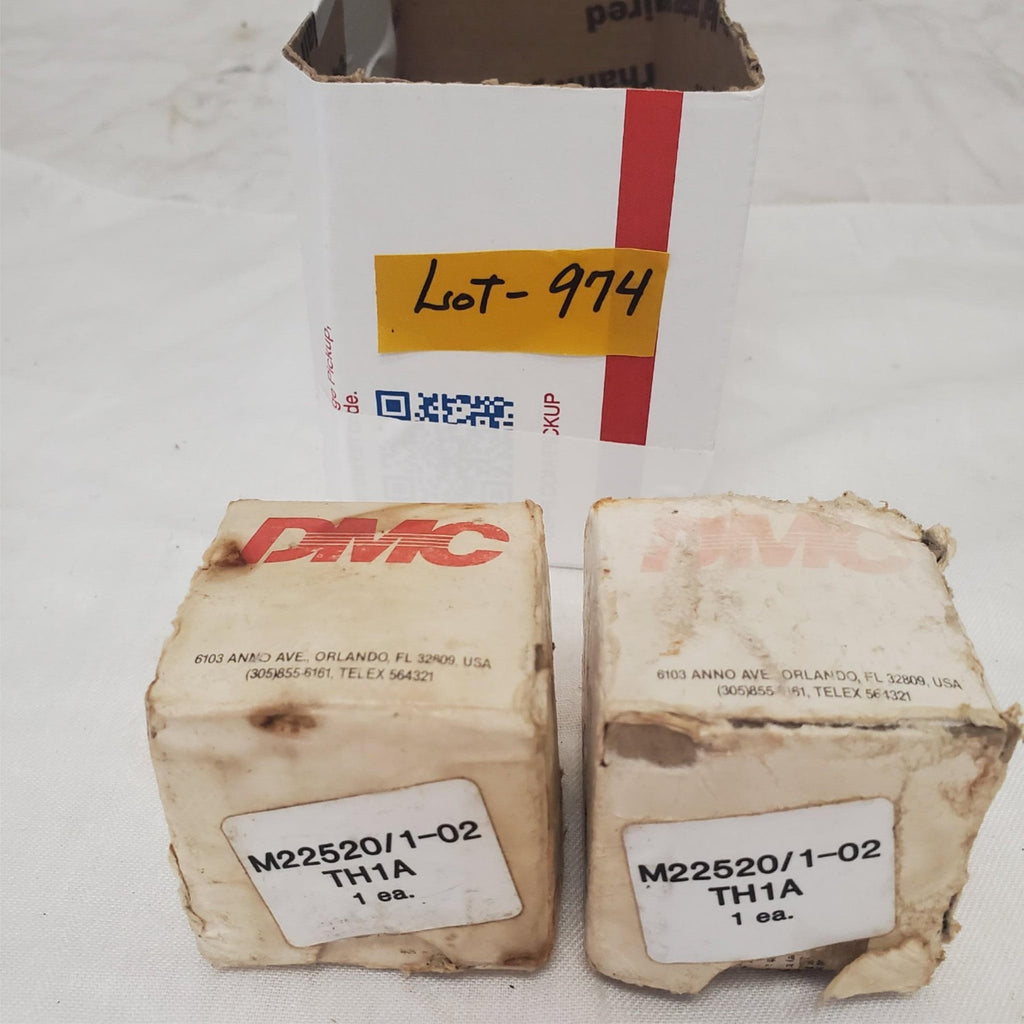 Set of 2 DMC M22520/1-02 TH1A Turret Head Positioner LOT-974