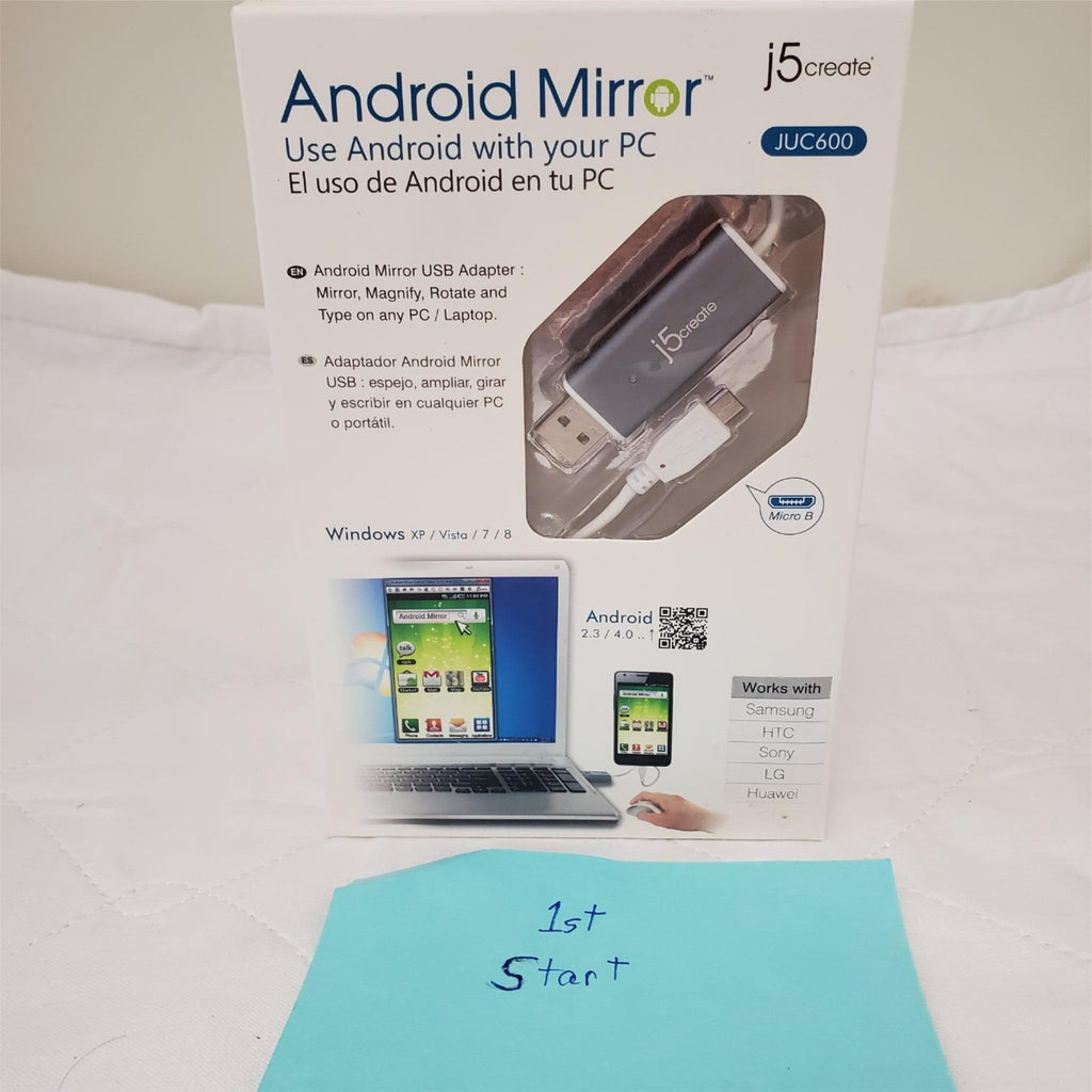 J5create Android Mirror JUC600 - Use PC to full control of your Android Device