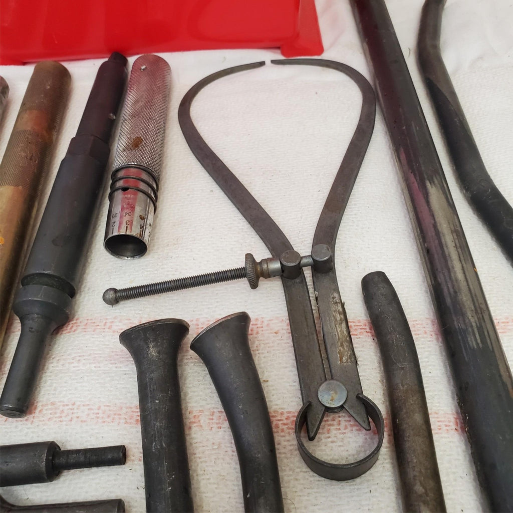 Lot- 24 Vintage Mechanic’s Tool Mixed Wrenches, Rods & More LOT-408