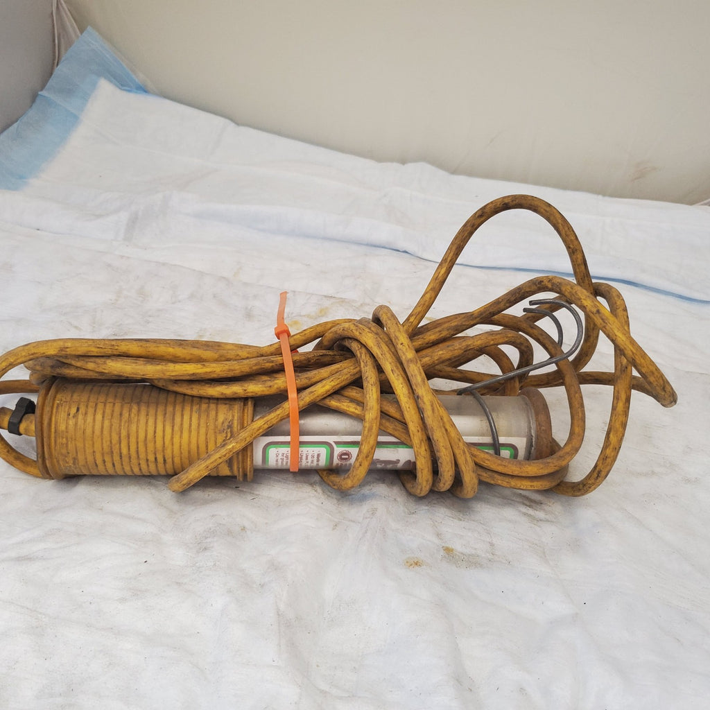 Vintage General Manufacturing Fluorescent Hand Lamp Fluorescent Light - Yellow
