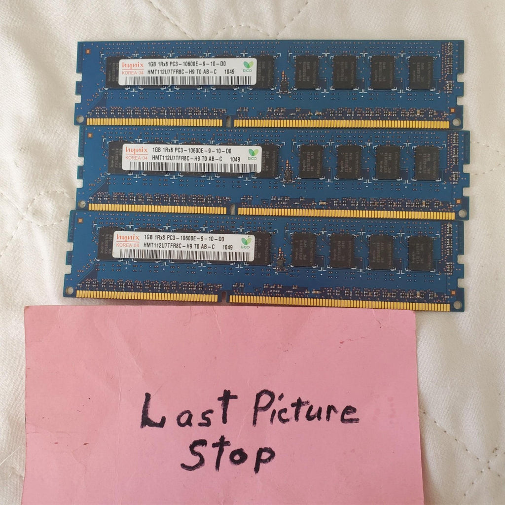 Hynix HMT112U7TFR8C-H9 1GB PC3-10600E DDR3 1333MHz RAM Memory Modules