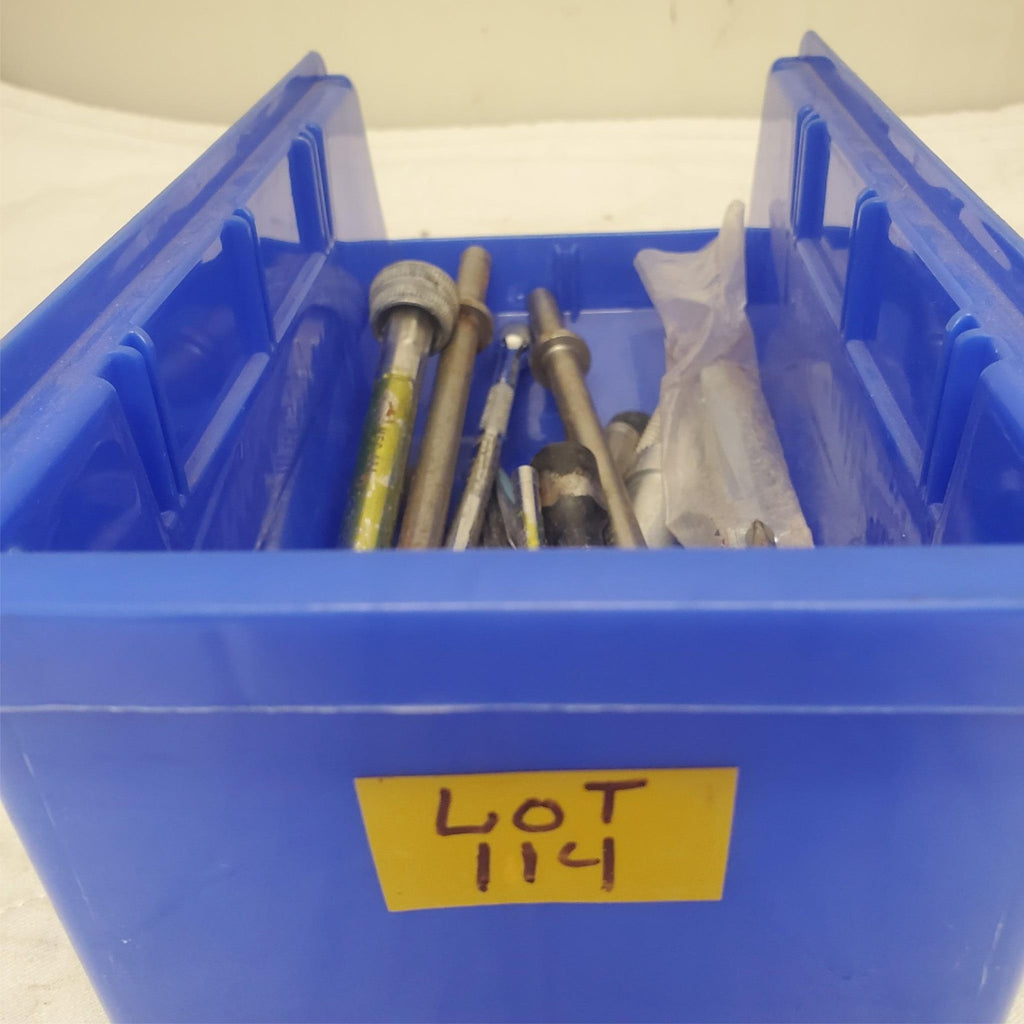 Mixed Lot of Assorted Machinist Tools Drill Bits Reamers Taps LOT-114