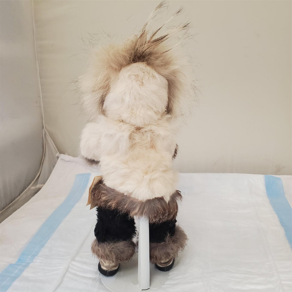 Alaskan Inuit Eskimo Native Figure Doll Memeluk Hand Crafted