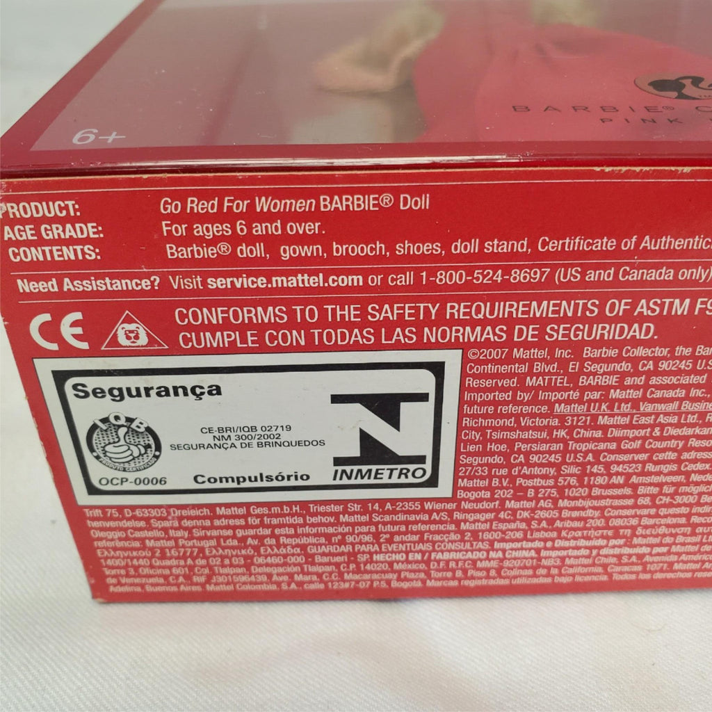 Barbie 2007 - Go Red for Women American Heart Association Pink Label
