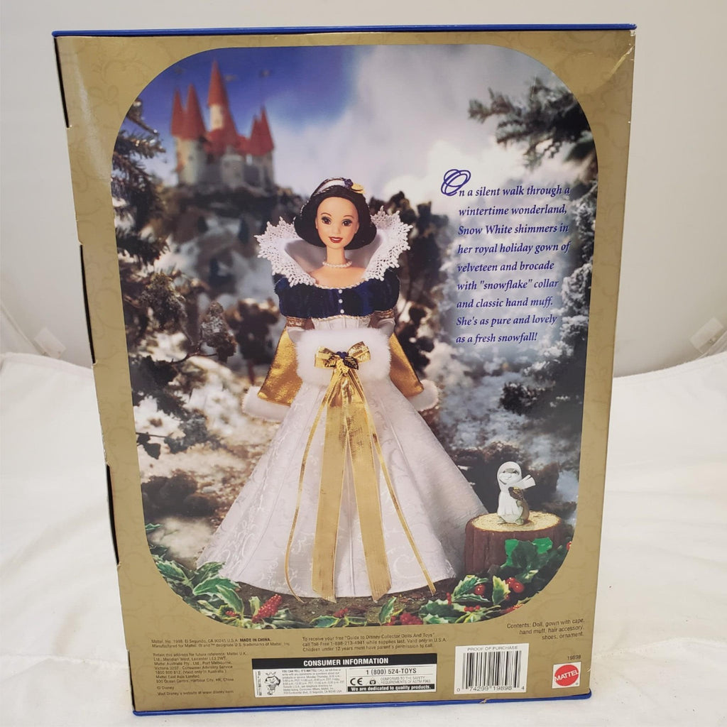 Barbie 1990- Disney Snow White & 7Dwarfs- Holiday Princess Collection 3rd Series
