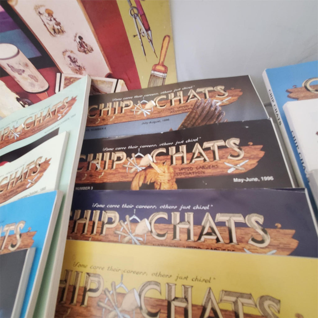 Enjoy Acrylic Art and Crafts Books & Lot Chip Chats Magazines
