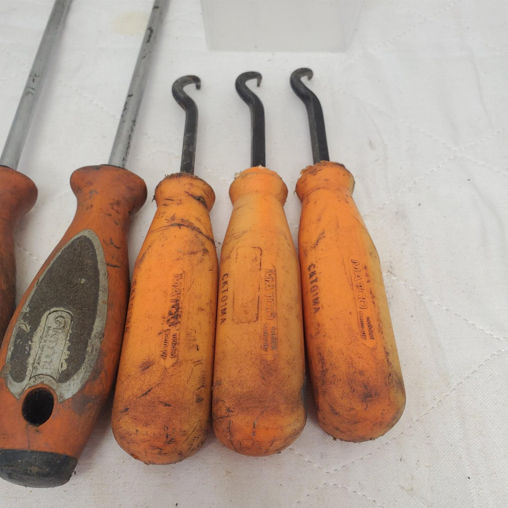 Lot of 5 Matco Pick & Hook Set & Witte Flathead Screwdriver LOT-953