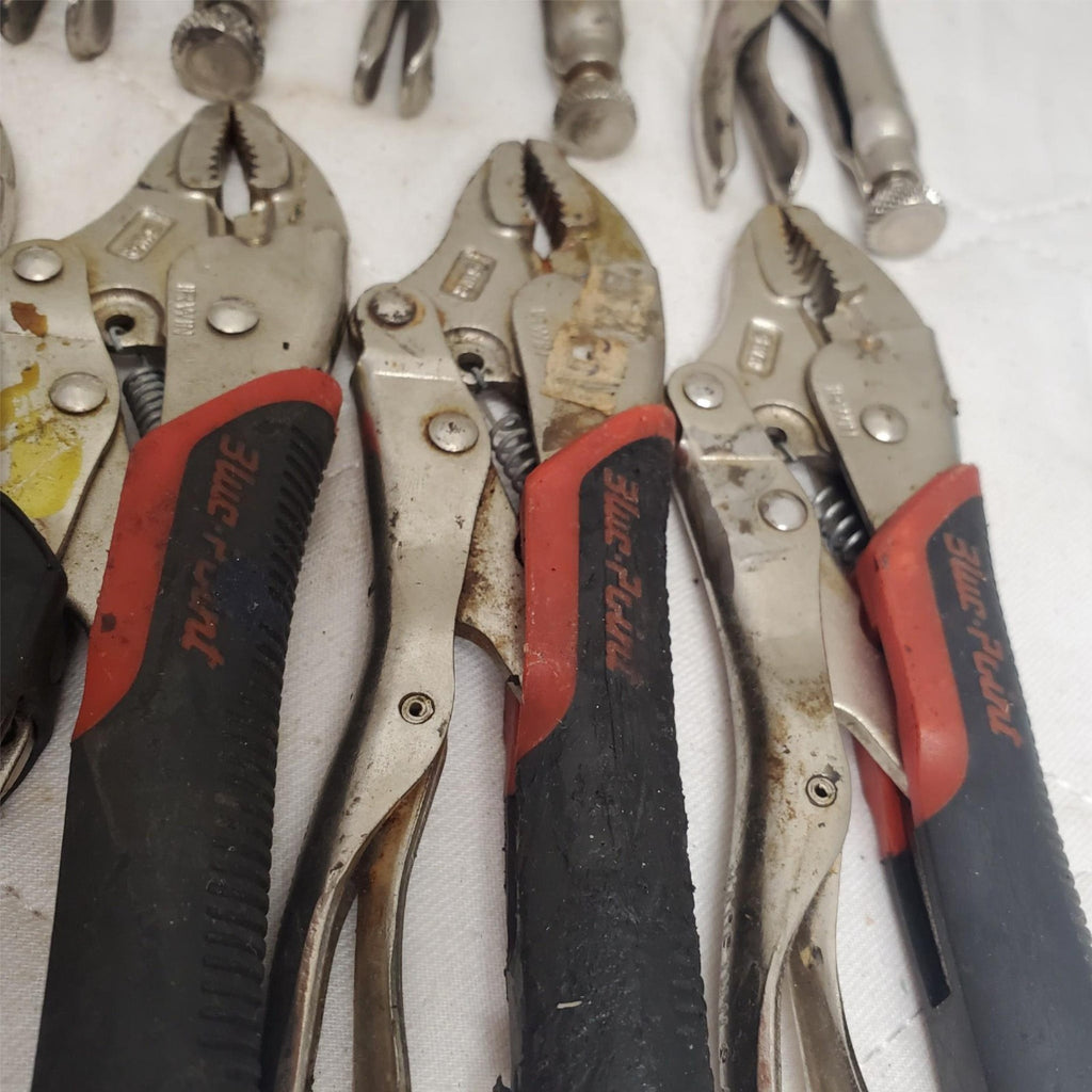 Lot of 8 Assorted Adjustable Locking Pliers Set LOT-798