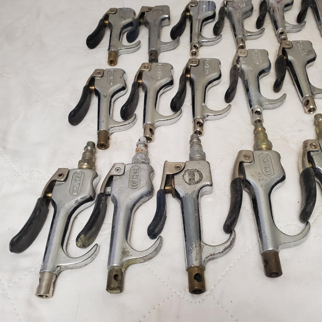 Lot of 25 Coilhose & Various Pneumatics Air Blow Gun Lot 685