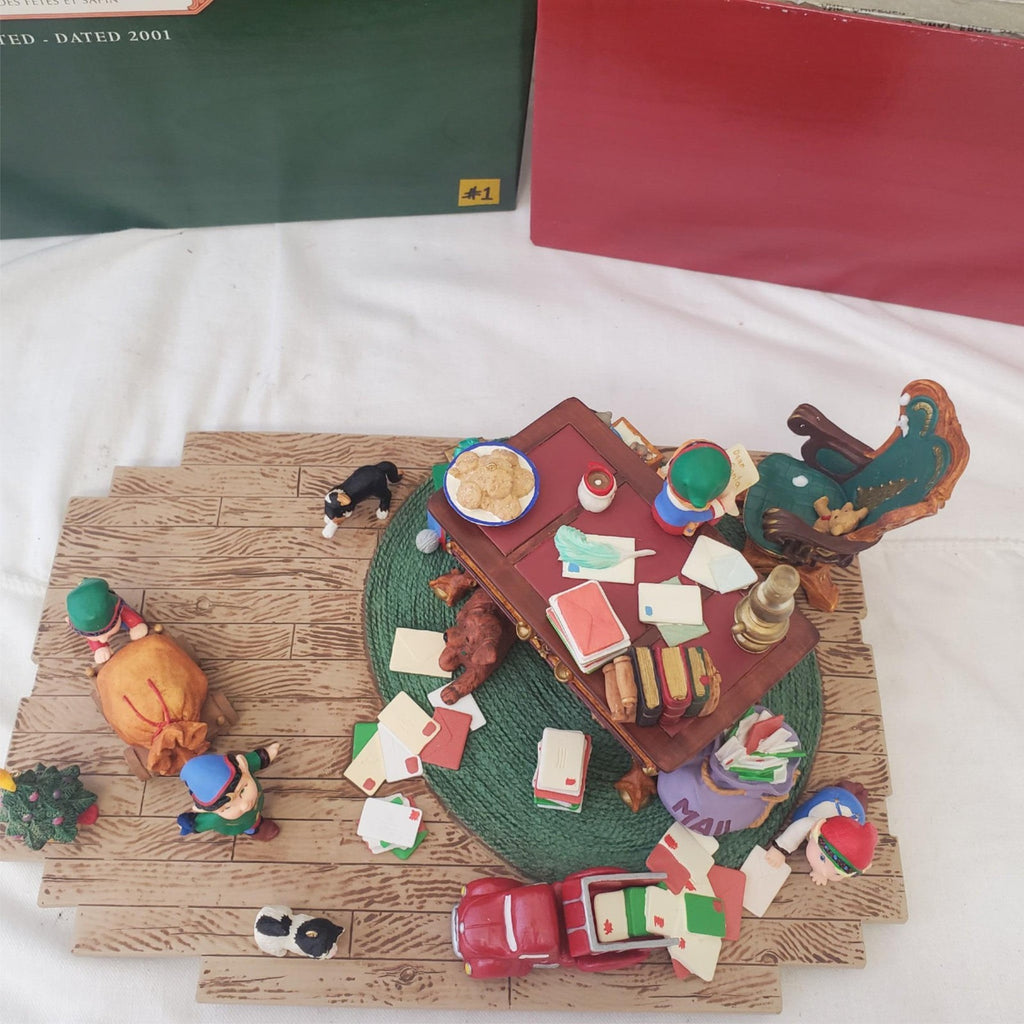 Hallmark Keepsake Ornaments Santa's Desk 2001 Studio Edition #1