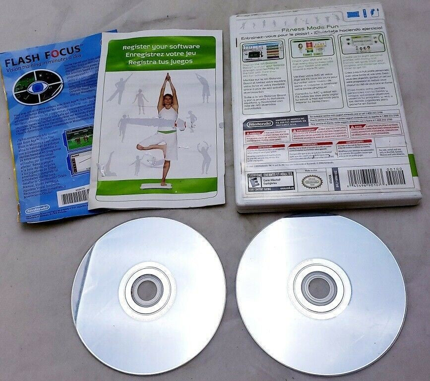 Wii Fit and Wii Play Game Fitness Nintendo Wii