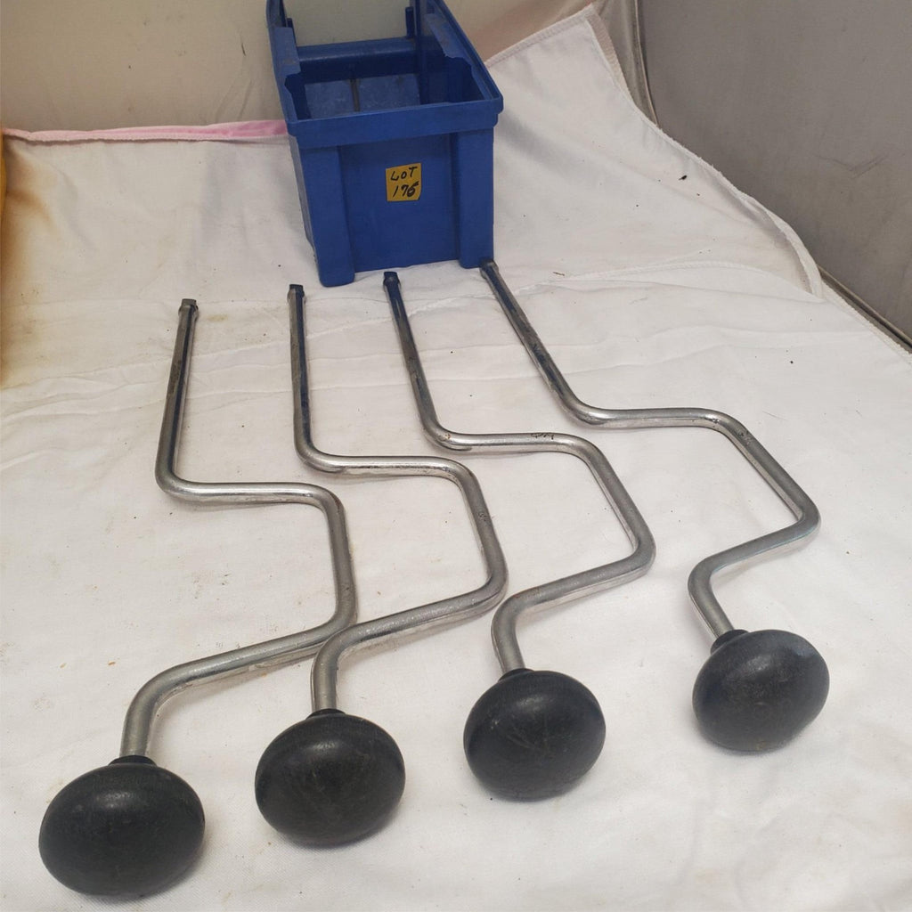 Lot of 4 Vintage Brace Drill Cranks Hand Drill Tools LOT-176