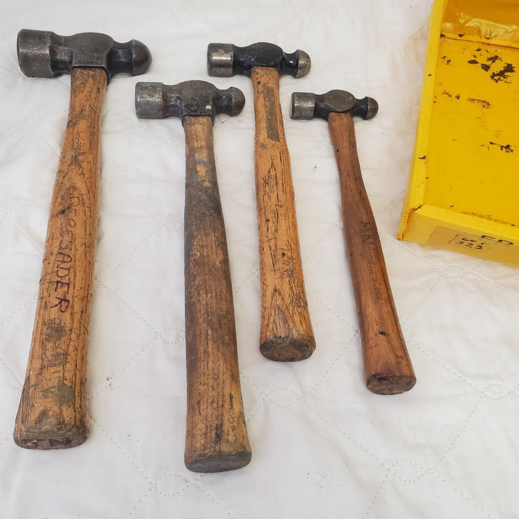 Lot of 4 Ball Peen Hammers LOT- 322