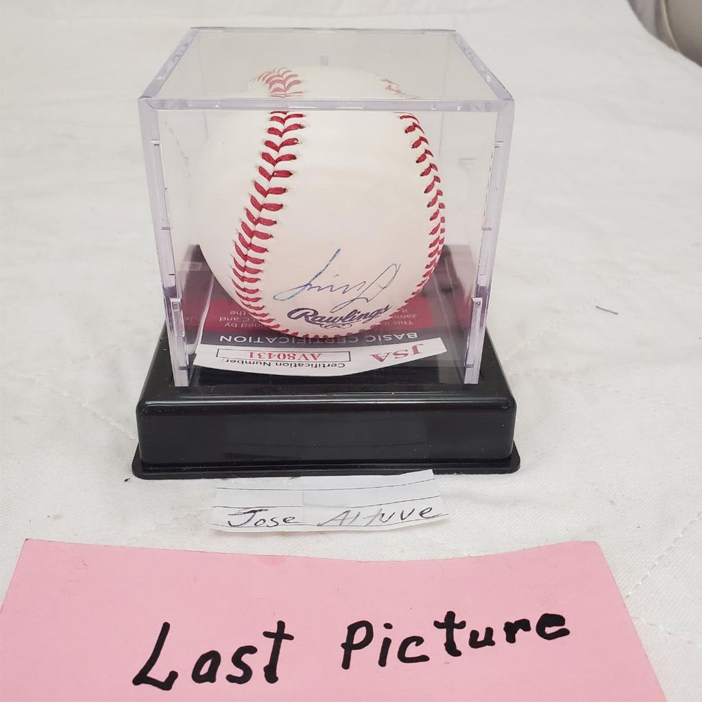  JSA Certificate Jose Altuve Signed Baseball
