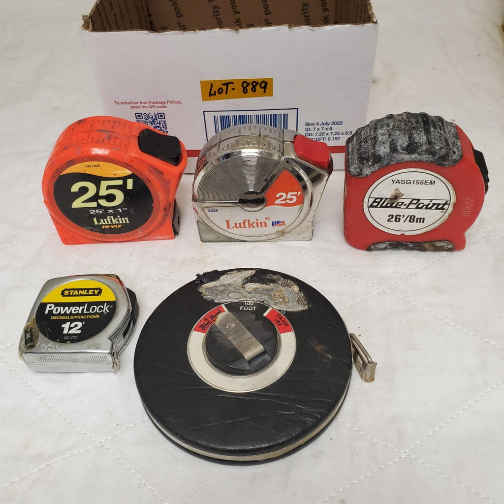 Lot of 5 Assorted Measuring Tapes LOT-889