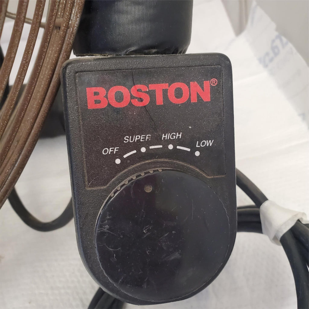 Boston Black Air Circulator Electric 3 Speed Floor Fan
