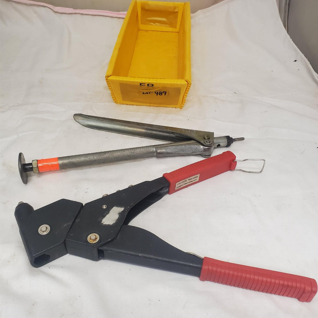 Lot of 2 Speed Driver Rivenut & Blue Point HPS202 Swivel Head Rivet Gun LOT-489