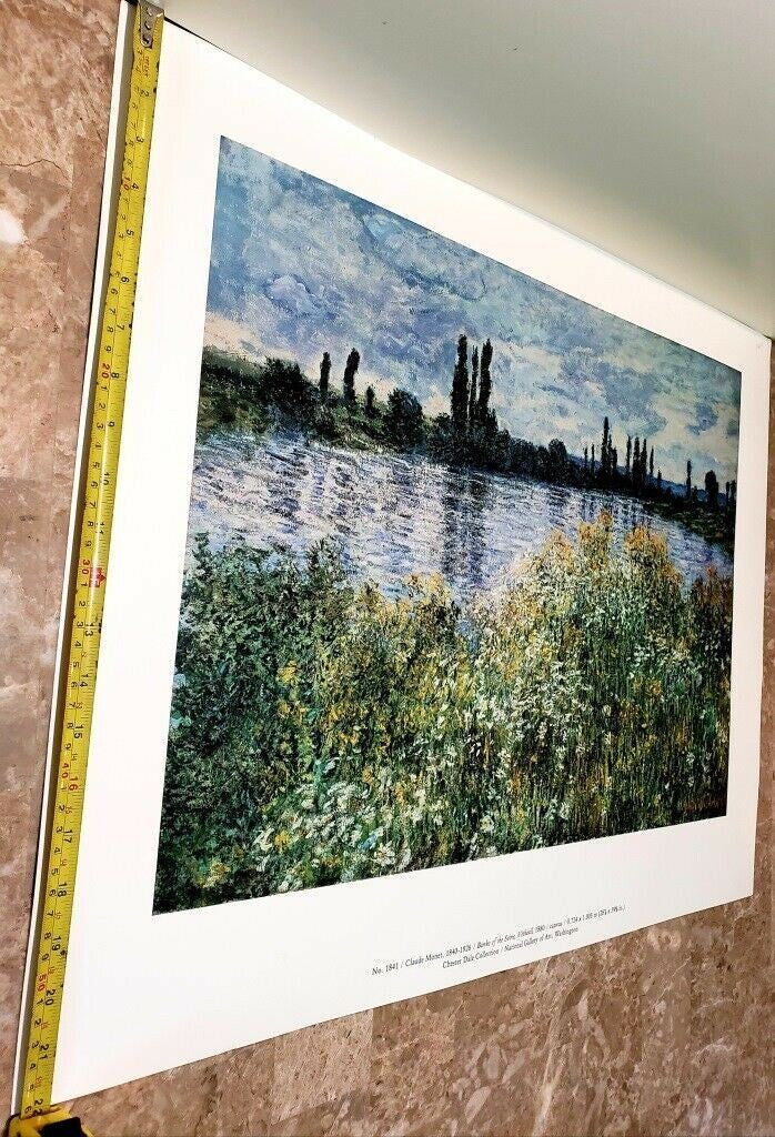 Claude Monet "Banks of the Seine, Vetheuil" 1880 Giclee Fine Art Print