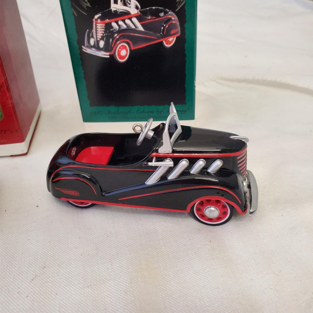 Hallmark Kiddie Car Classics 1938 Garton Lincoln Zephyr & 1937 Steelcraft Auburn