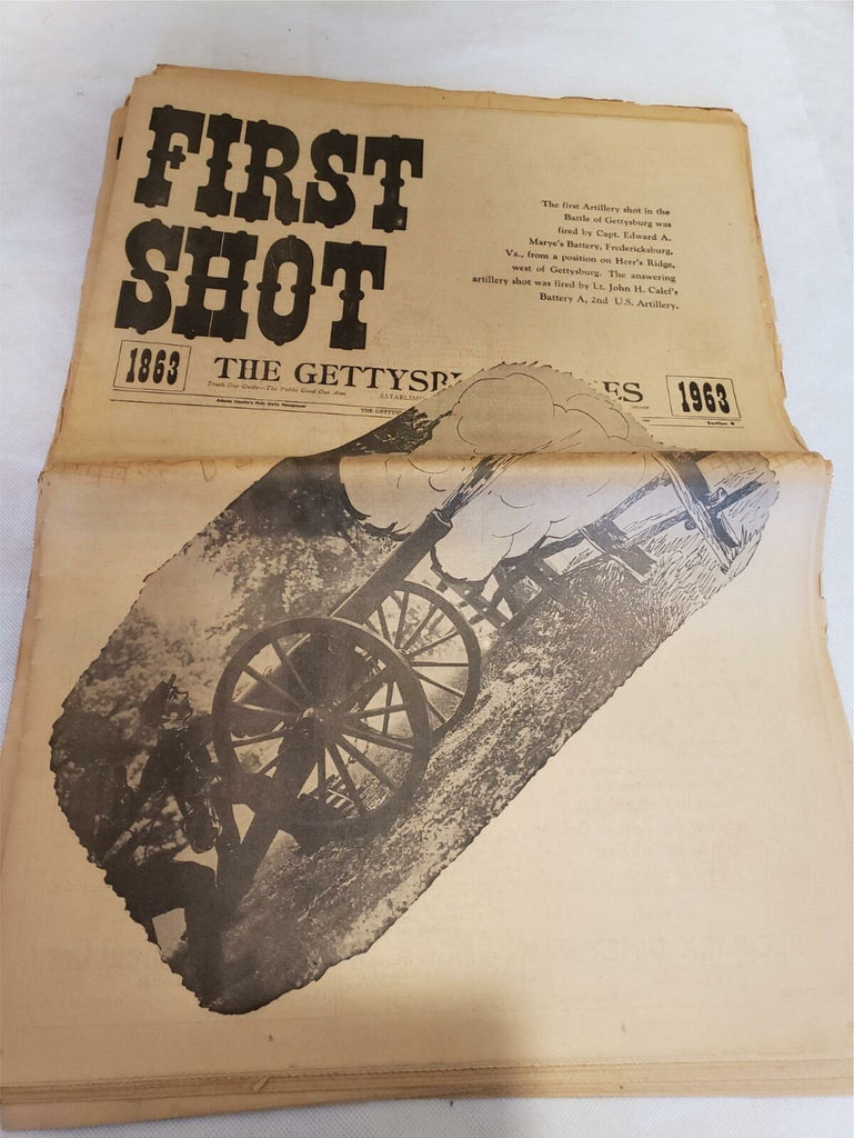 Lot of 7 Civil War Gettysburg A Mothers Sacrifice, Peace & Unity, Lee Newspaper