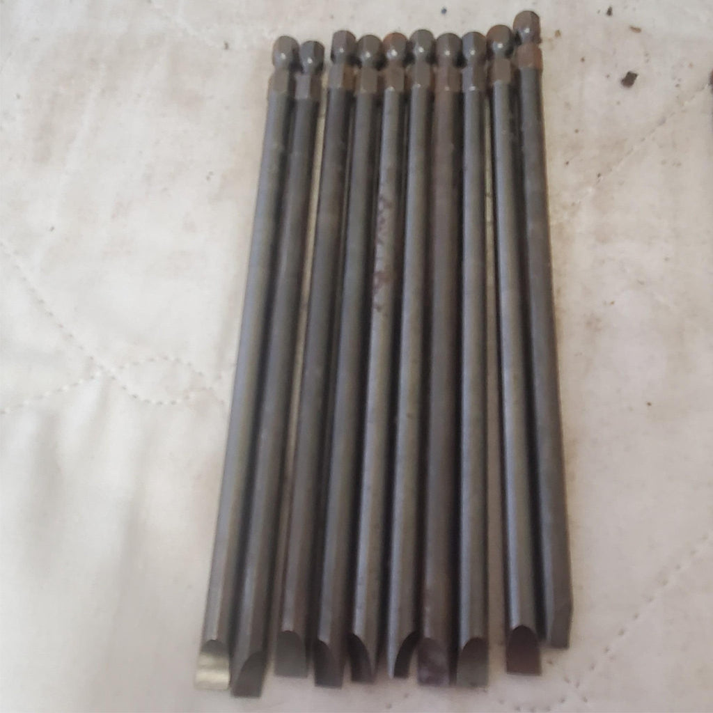 Lot Of 59 Ratcheting Screwdriver Bits Yankee, Apex. (Slotted & Phillips) LOT-318