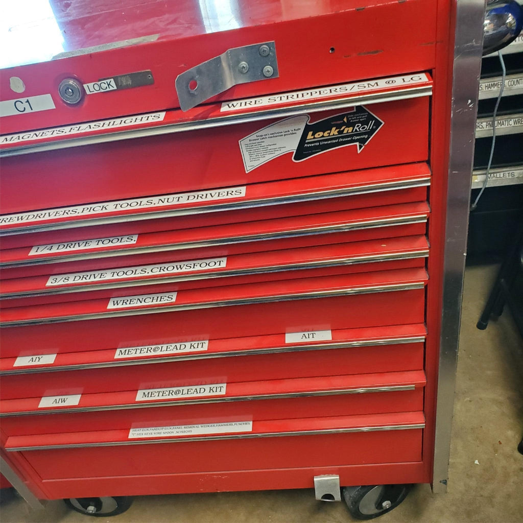 SNAP-ON 7 Drawer Single Bank Tool Box Cabinet (6)