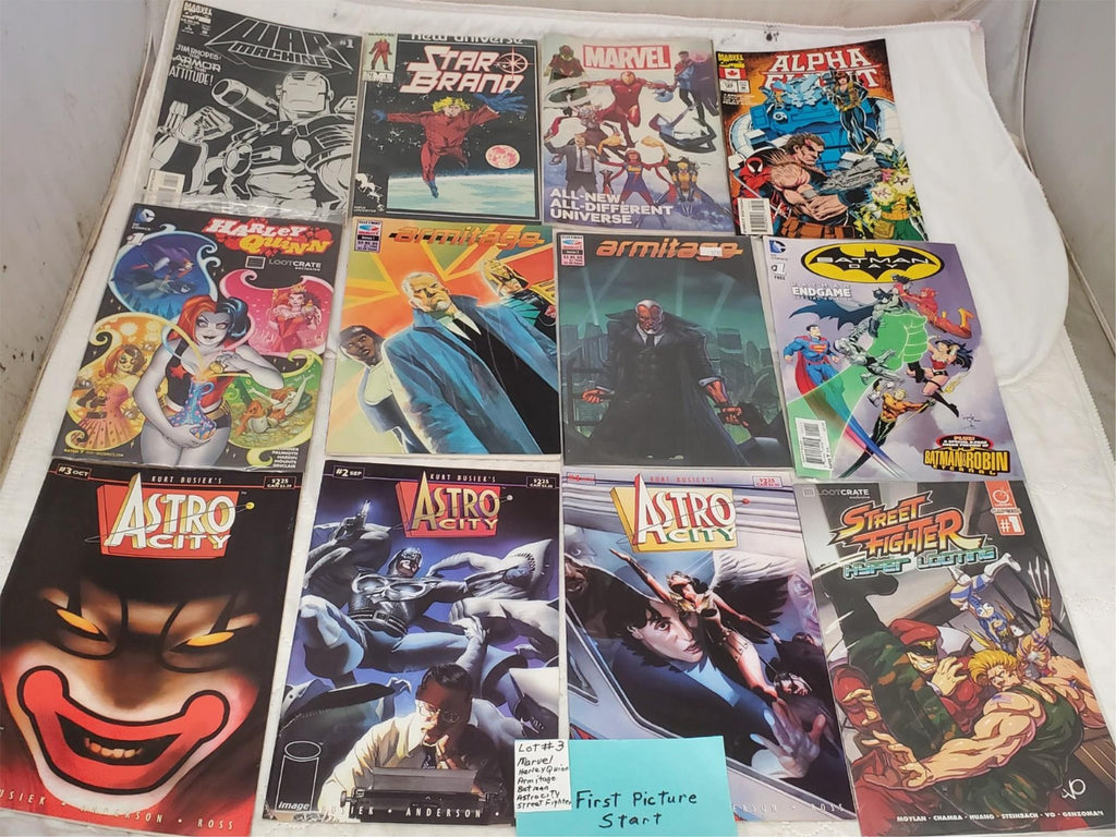 Lot of 12 Assoretd DC Marvel Armitage Astrocity & Streat Fighter Comic Books #3