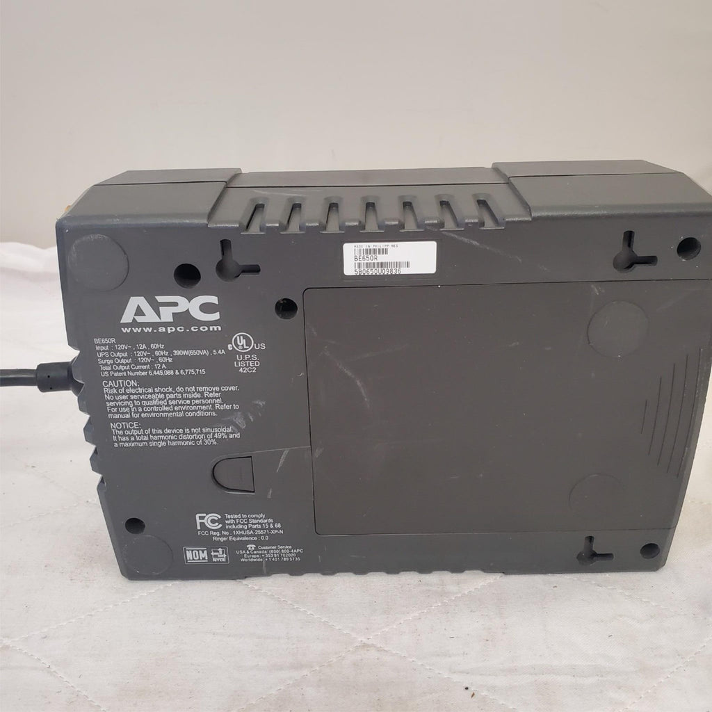APC Back Up UPS ES 650 120V BE650R Surge Protected #13 (NO BATTERY INCLUDED)