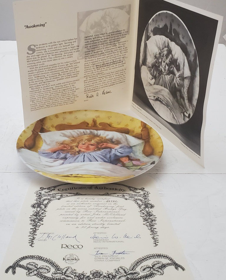 Reco Learning is Fun & RECO Awakening John McClelland Becky Day Collection Plate