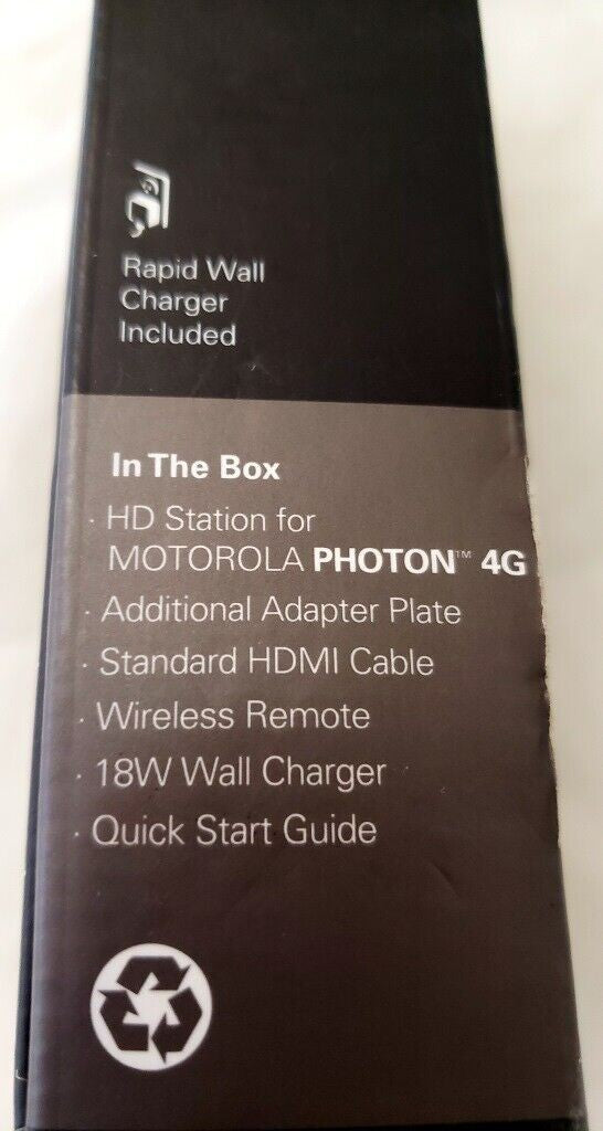 Used Motorola HD Charging Station for Motorola Photon 4G EVM1358Q