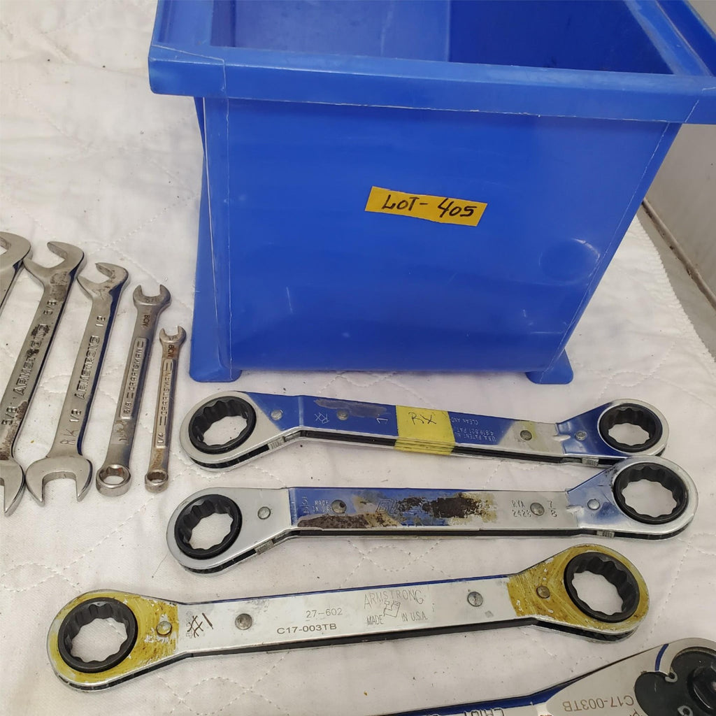 Lot of 49 Assorted Gearwrench Head Spanner, Ratcheting Wrench Set LOT-405