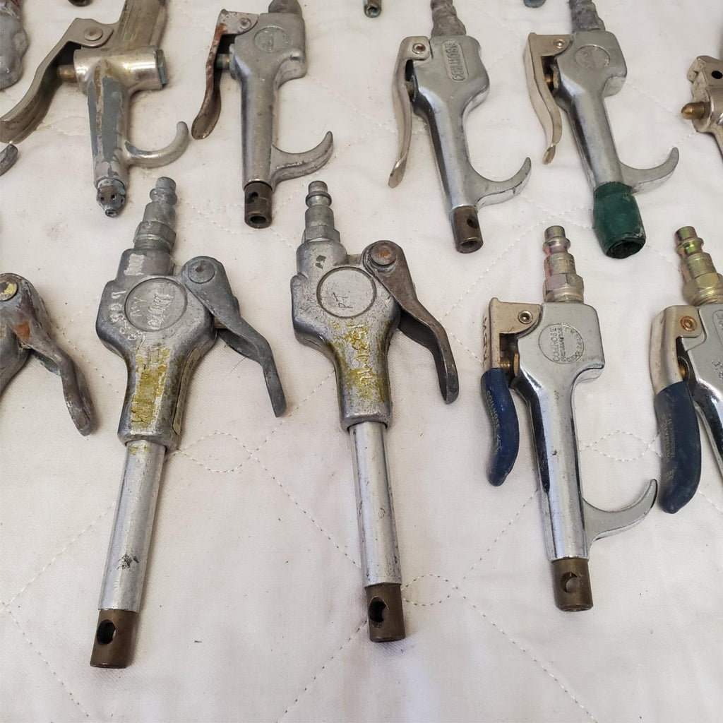 Lot of 22 Coilhose & Various Pneumatics Air Blow Gun Lot 684