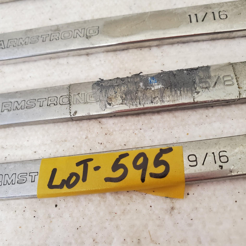 Lot of Assorted Armstrong Combination Box Wrenches LOT 595