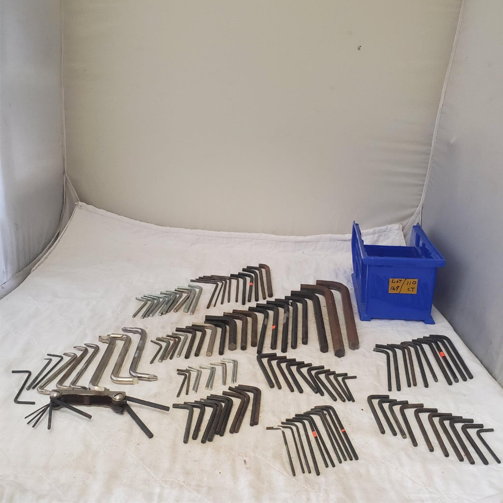 Lot of 110 Pieces  Allen/Hex Wrenches All Purpose Mixed Sizes LOT169