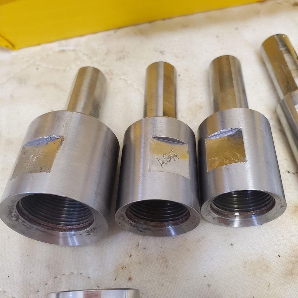 Lot of 10 Assorted Precision Steel Bushing Dies Set LOT-854