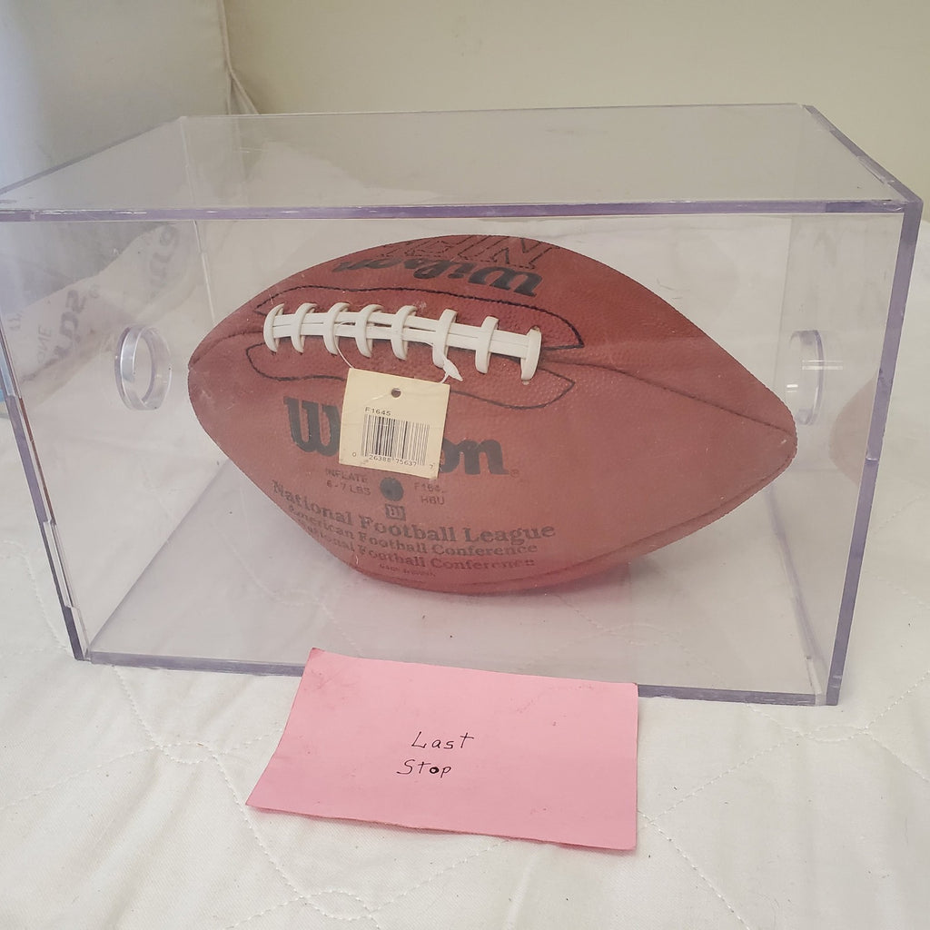 Vintage Official NFL Wilson Football Sewn Rubber Football Original Autographed