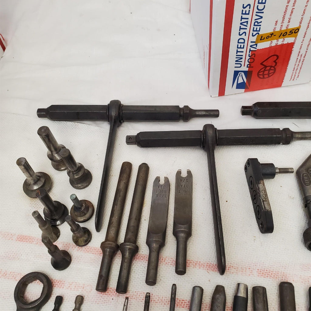 Lot of Mixed Hand Tools Rivet Wrenches,Sockets, Specialty Mechanic Tools LOT1050